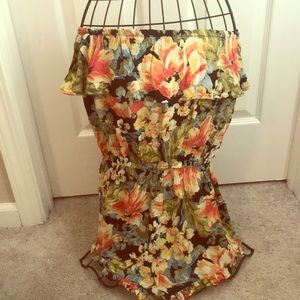 Billabong floral romper